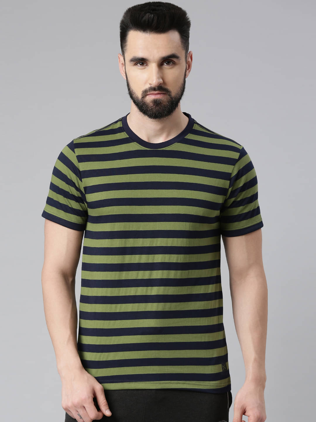 Force NXT Pack of 1 Cotton Blend Regular Fit Men's T-Shirt ( Multicolor ) Force NXT Pack of 1 Cotton Blend Regular Fit Men's T-Shirt ( Multicolor )