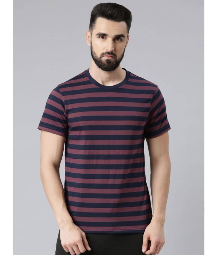 Force NXT Pack of 1 Cotton Blend Regular Fit Men's T-Shirt ( Multicolor )