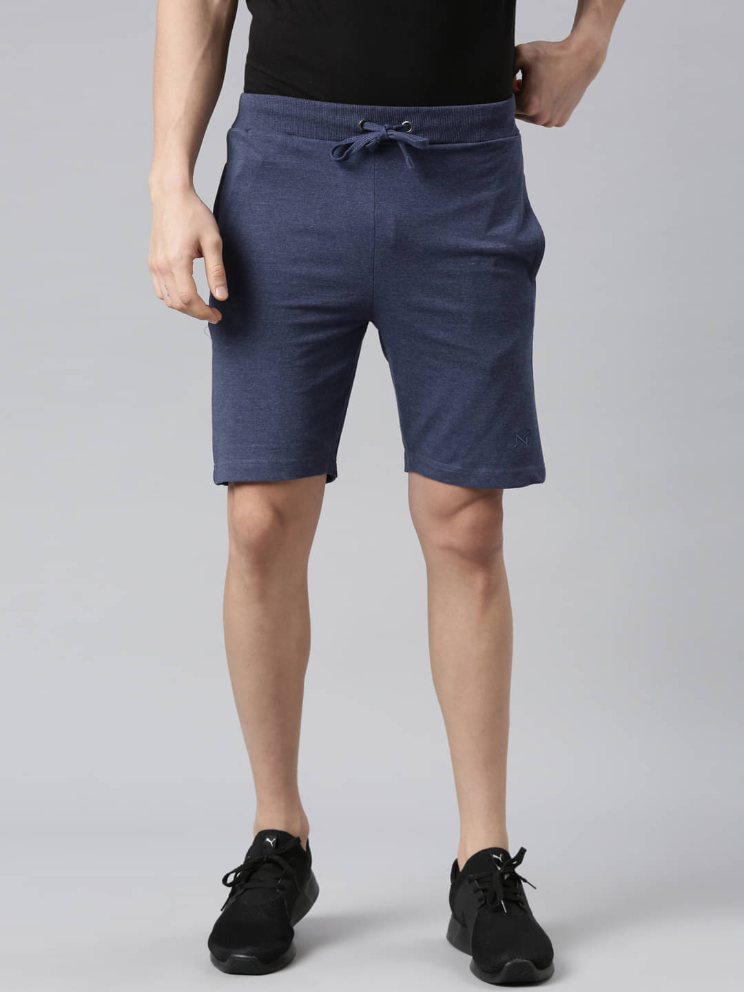     			Force NXT - Navy Cotton Blend Men's Shorts ( Pack of 1 )