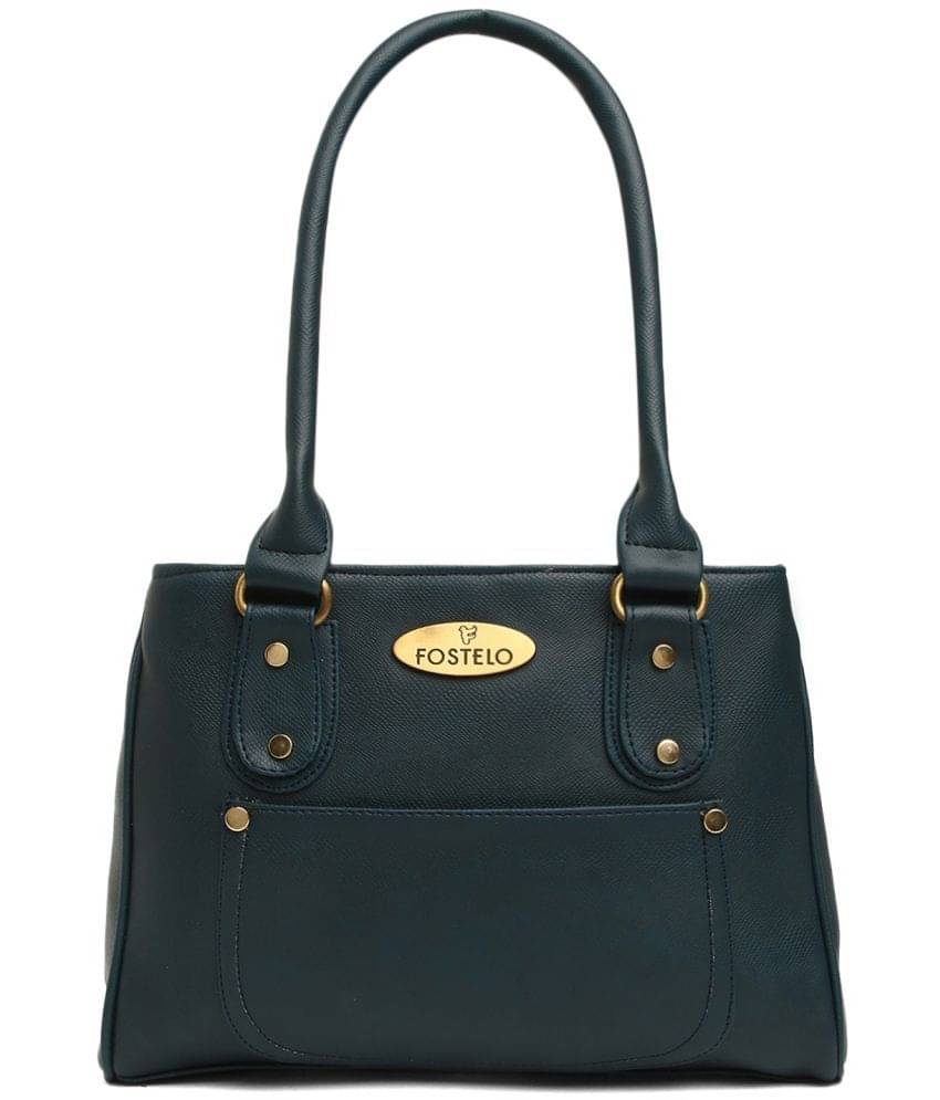     			Fostelo - Blue PU Handheld