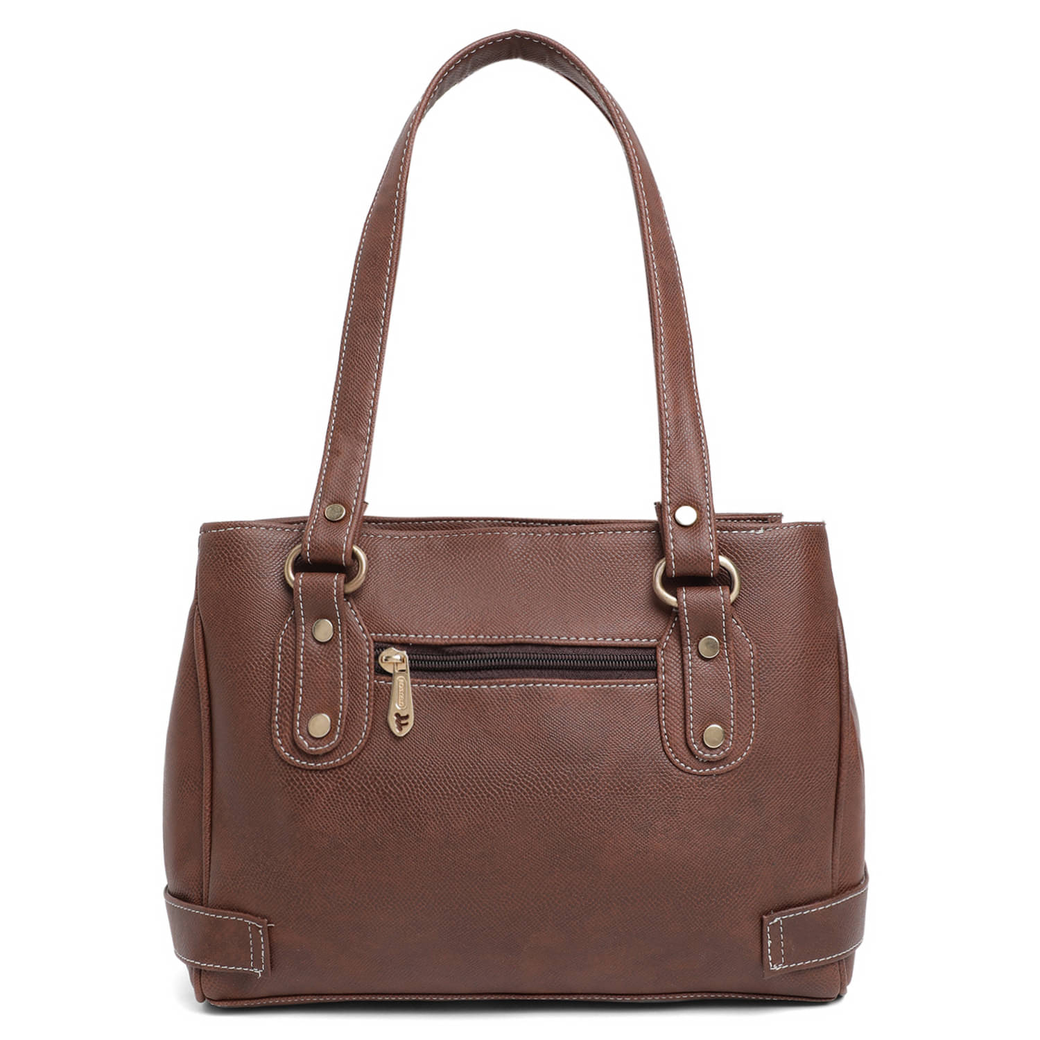     			Fostelo - Brown PU Shoulder Bag