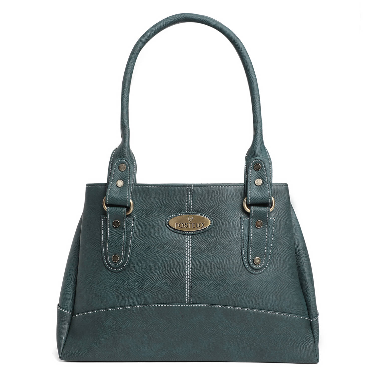     			Fostelo - Green PU Shoulder Bag