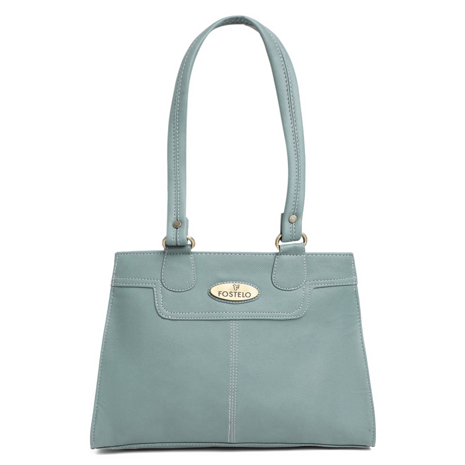     			Fostelo Shoulder Bag PU Set of 1 ( Grey Melange )