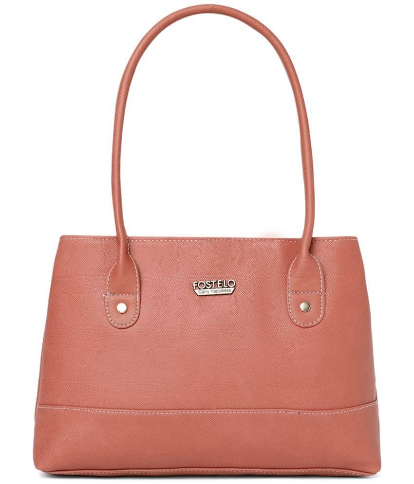     			Fostelo Shoulder Bag PU Set of 1 ( Rose Gold )