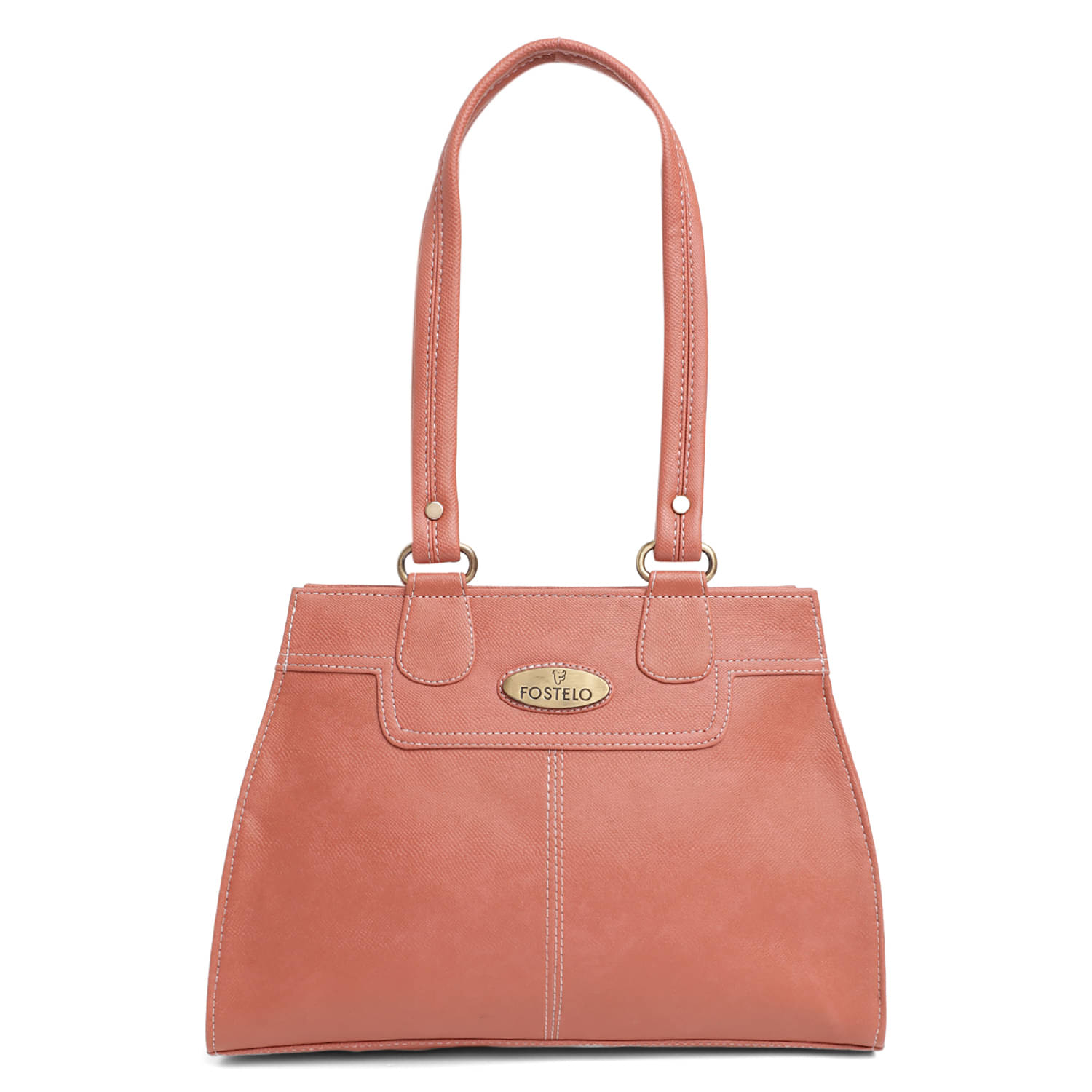     			Fostelo - Rose Gold PU Shoulder Bag