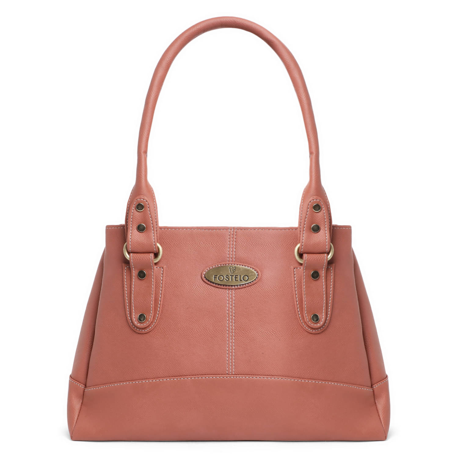     			Fostelo - Rose Gold PU Shoulder Bag