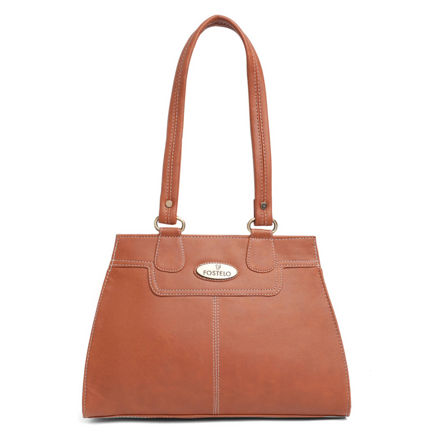     			Fostelo Shoulder Bag PU Set of 1 ( Tan )