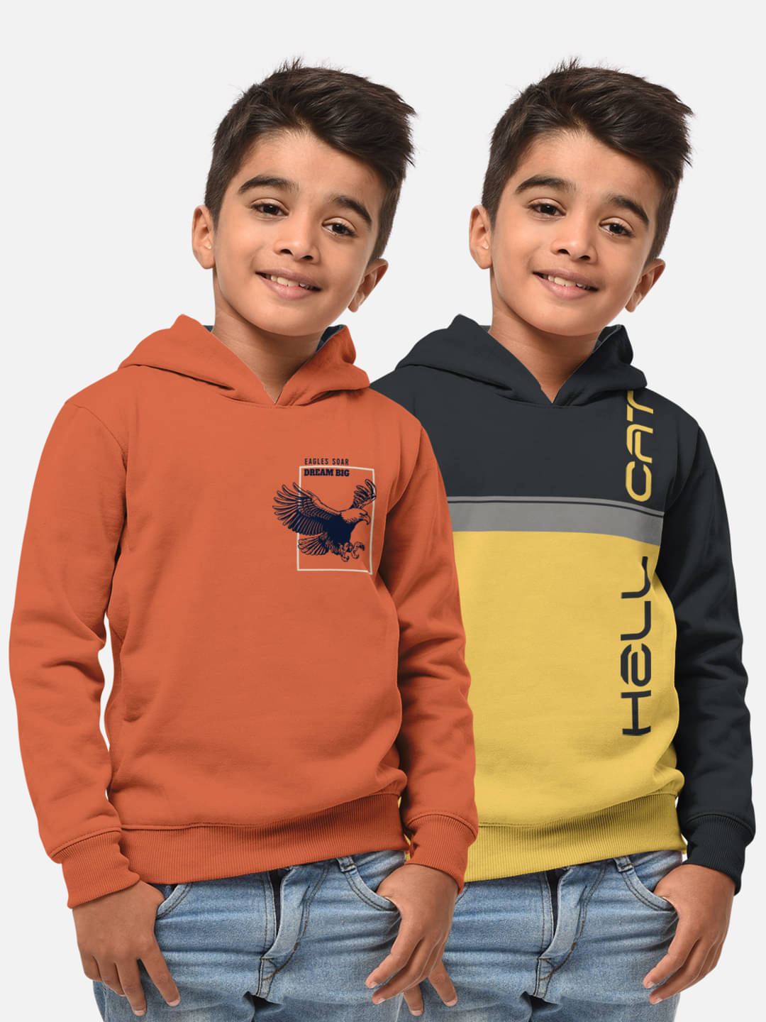     			HELLCAT Pack of 3 Boys Cotton Blend T-Shirt ( Multicolor )