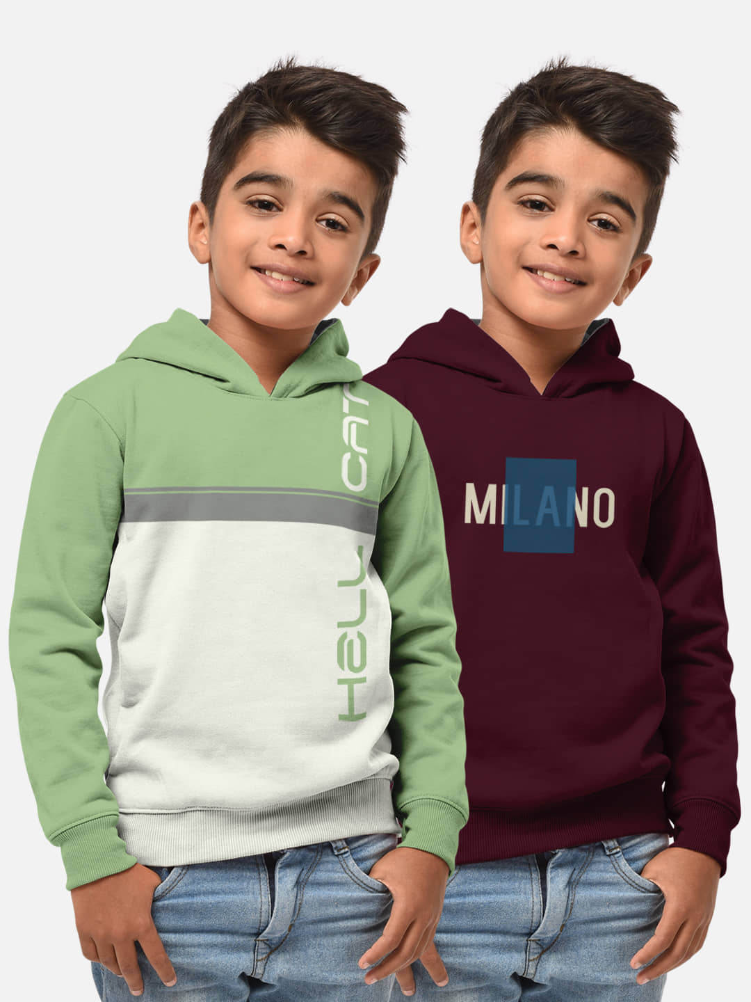 HELLCAT Pack of 2 Boys Cotton Blend T-Shirt ( Multicolor )