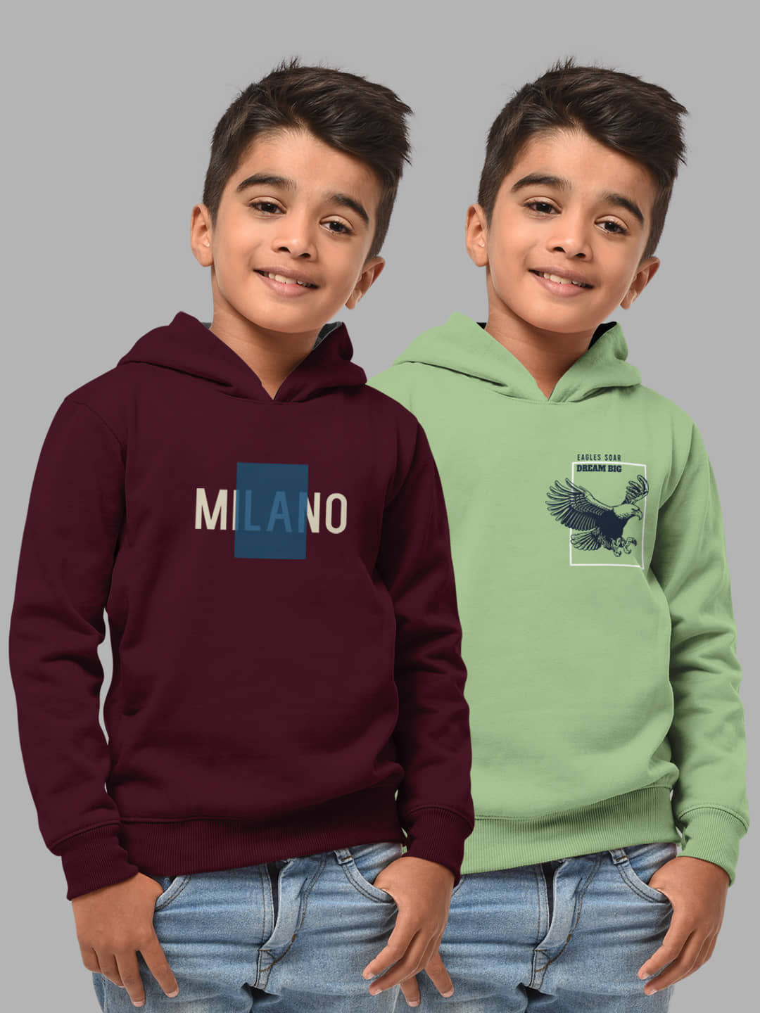 HELLCAT Pack of 2 Boys Cotton Blend T-Shirt ( Multicolor )