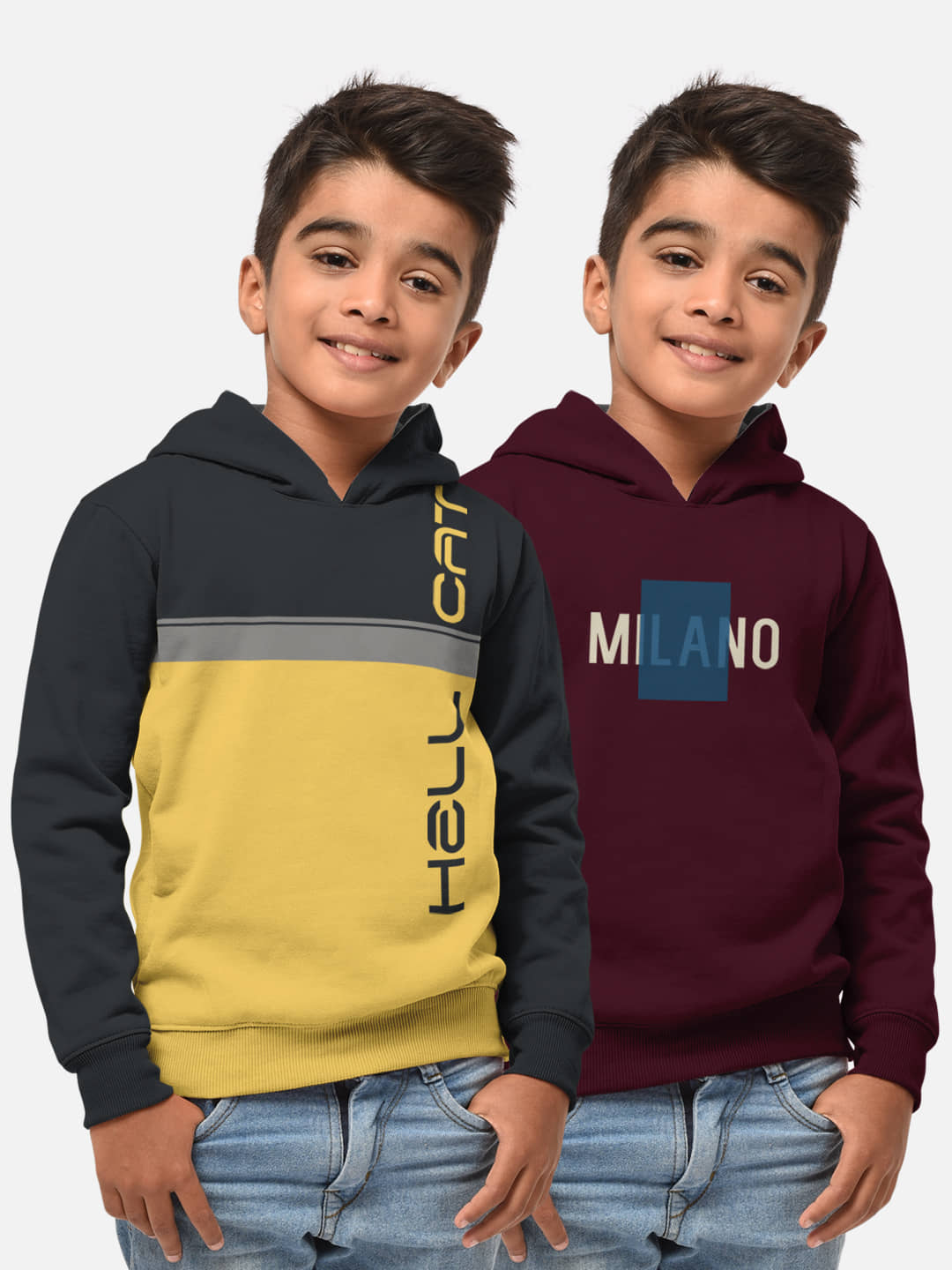 HELLCAT Pack of 5 Boys Cotton Blend T-Shirt ( Multicolor )