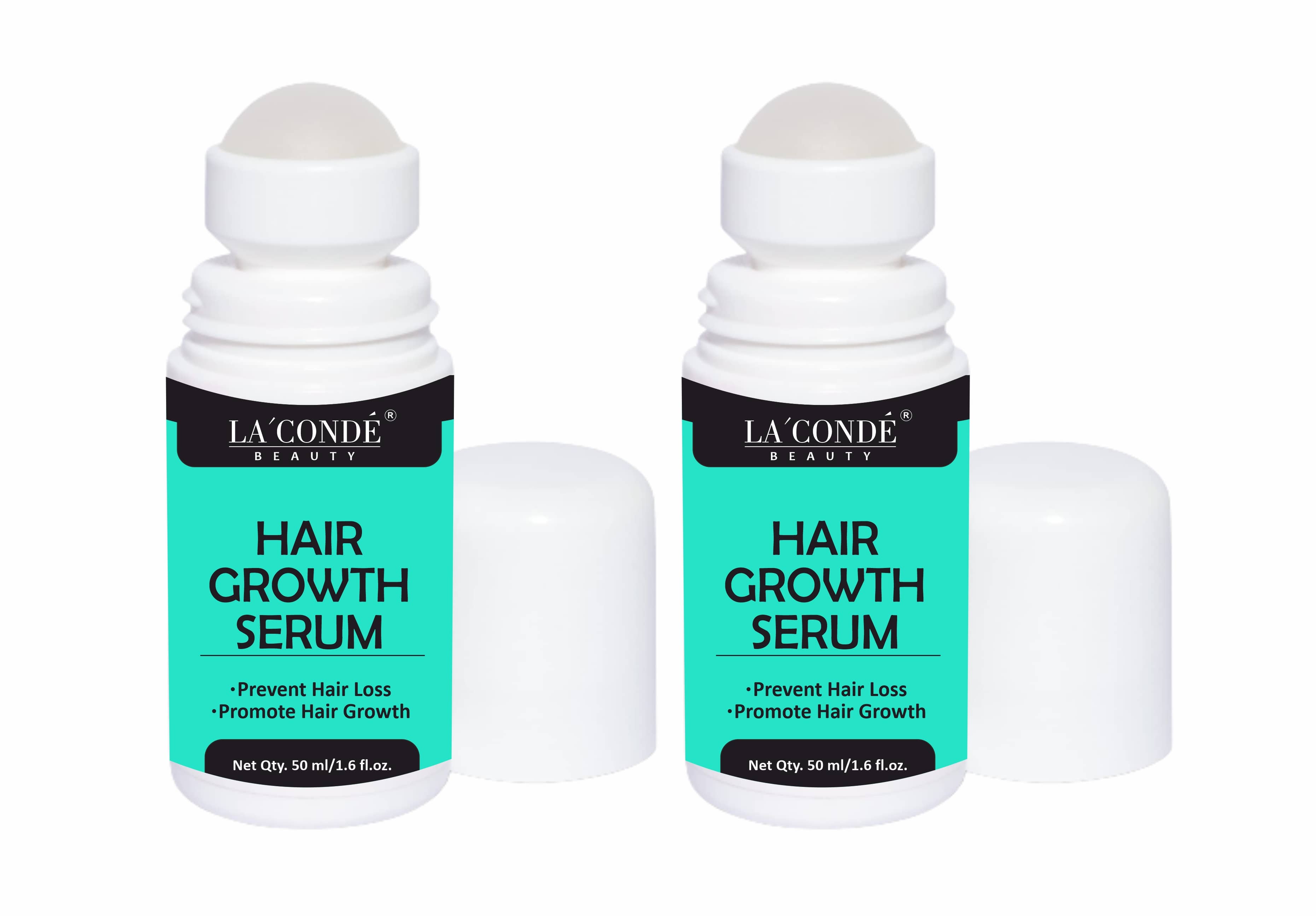 La'Conde Roll on Hair Growth Hair Serum 50 mL Pack of 2