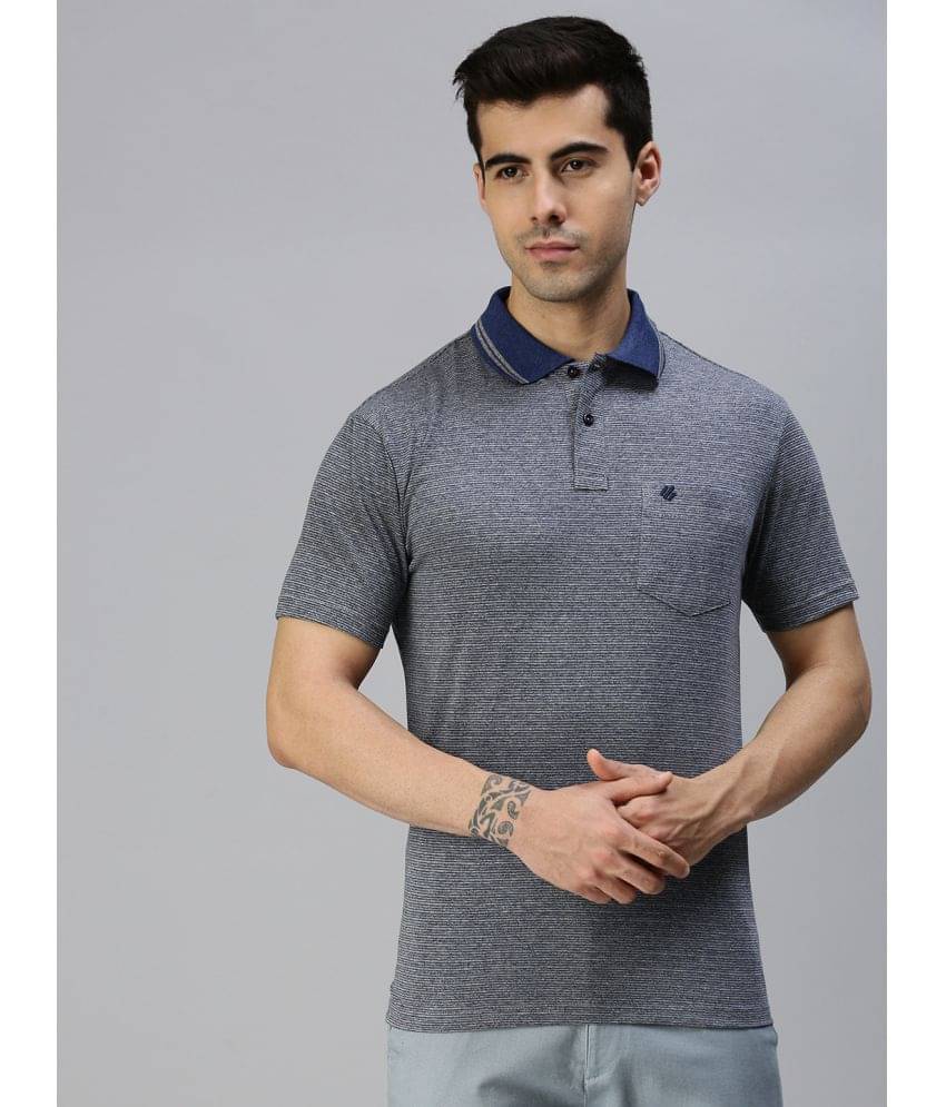     			ONN - Blue Cotton Blend Regular Fit Men's Polo T Shirt ( Pack of 1 )