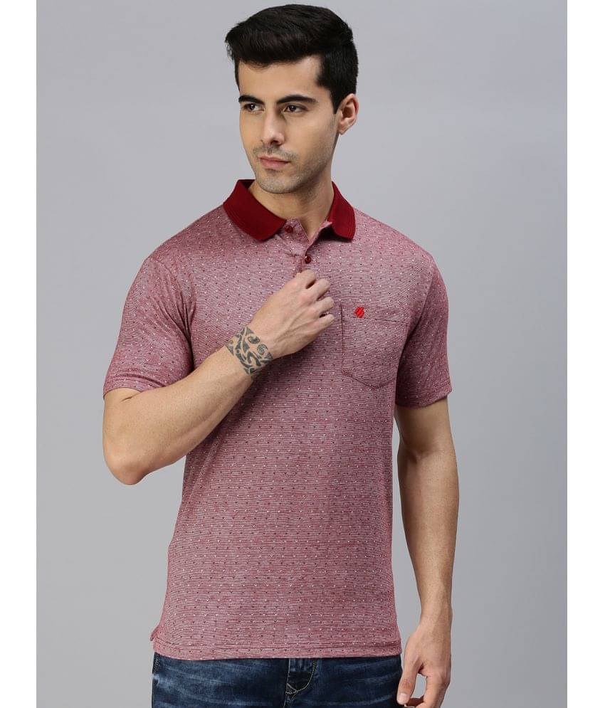 ONN - Maroon Cotton Blend Regular Fit Men's Polo T Shirt ( Pack of 1 ) ONN - Maroon Cotton Blend Regular Fit Men's Polo T Shirt ( Pack of 1 )