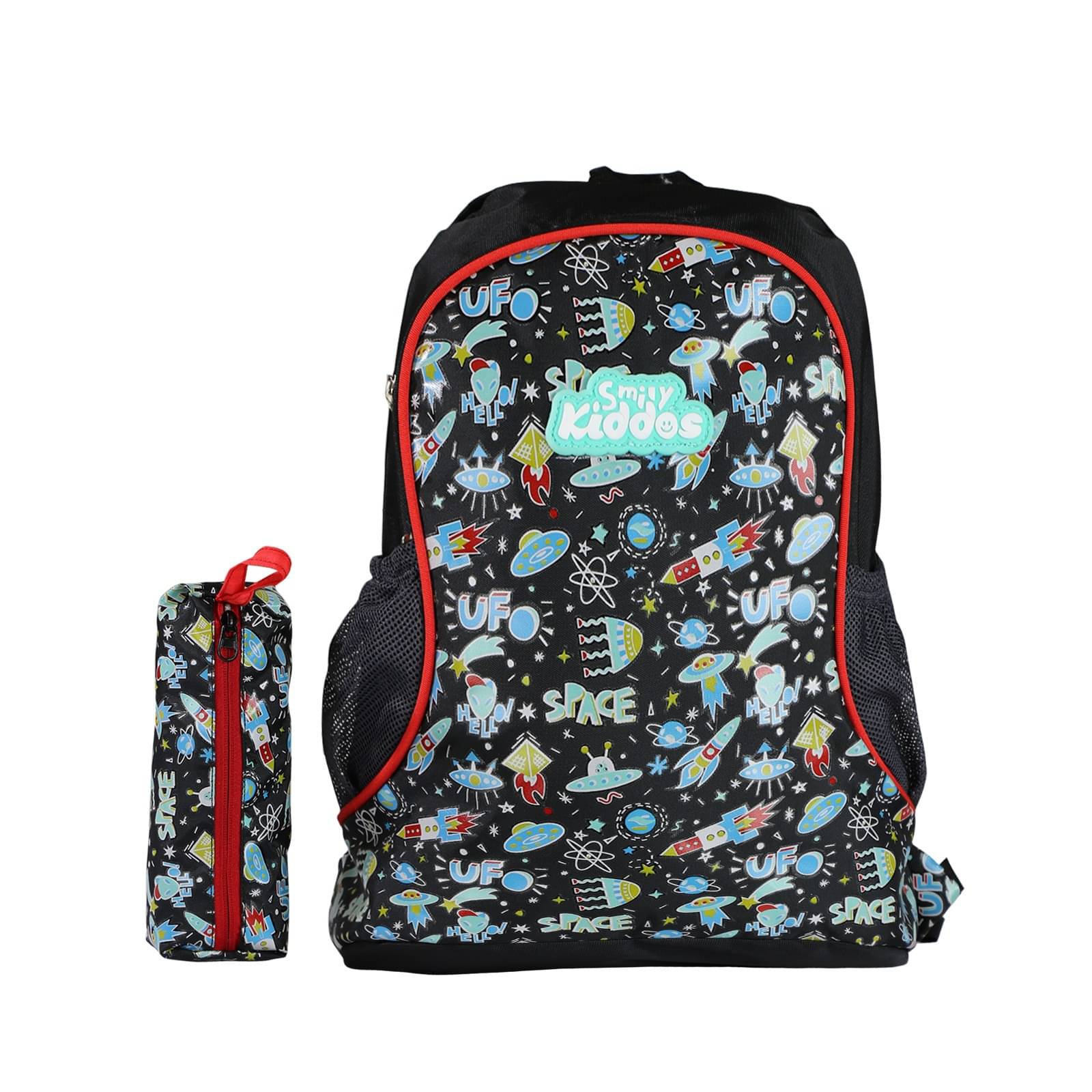     			SmilyKiddos 15 Ltrs Black Polyester College Bag