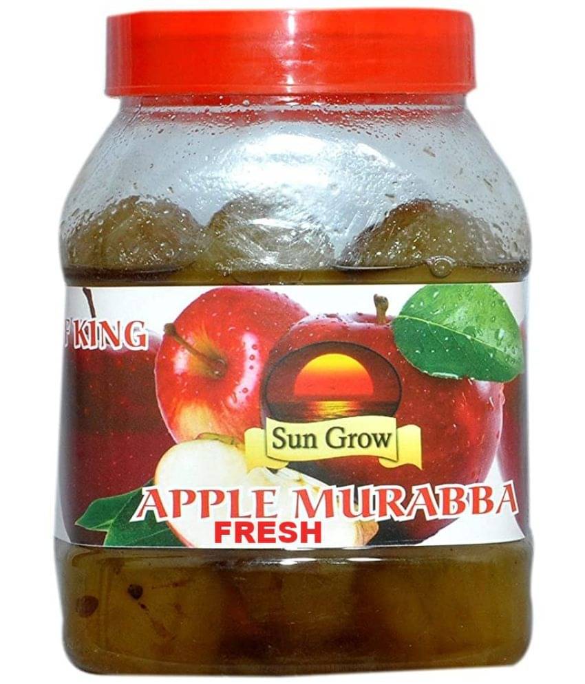 Sun Grow Home Made Fresh Organic Sweet Apple Murabba of Kashmire Apples Pickle 1 kg     			Sun Grow Home Made Fresh Organic Sweet Apple Murabba of Kashmire Apples Pickle 1 kg