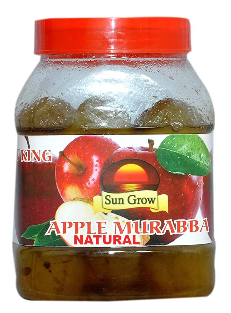 Sun Grow Home Made Natural Organic Sweet Apple Murabba of Kashmire Apples Pickle 1 kg Sun Grow Home Made Natural Organic Sweet Apple Murabba of Kashmire Apples Pickle 1 kg
