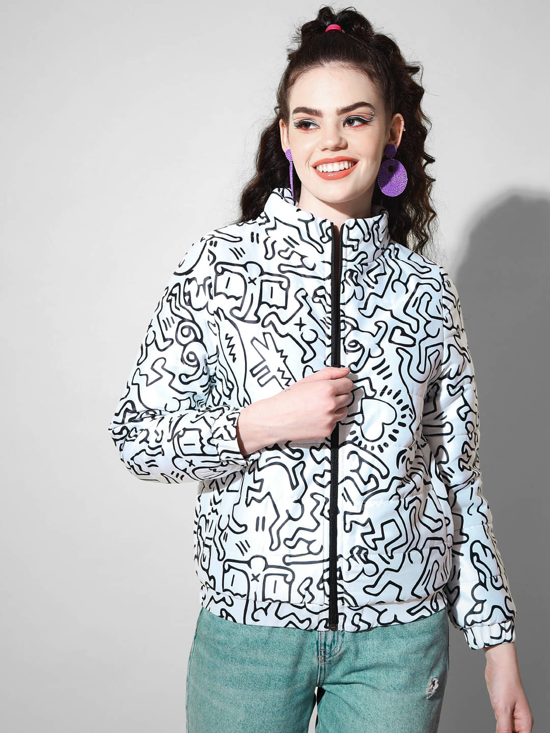 The Dry State Polyester White Puffer Single The Dry State Polyester White Puffer Single