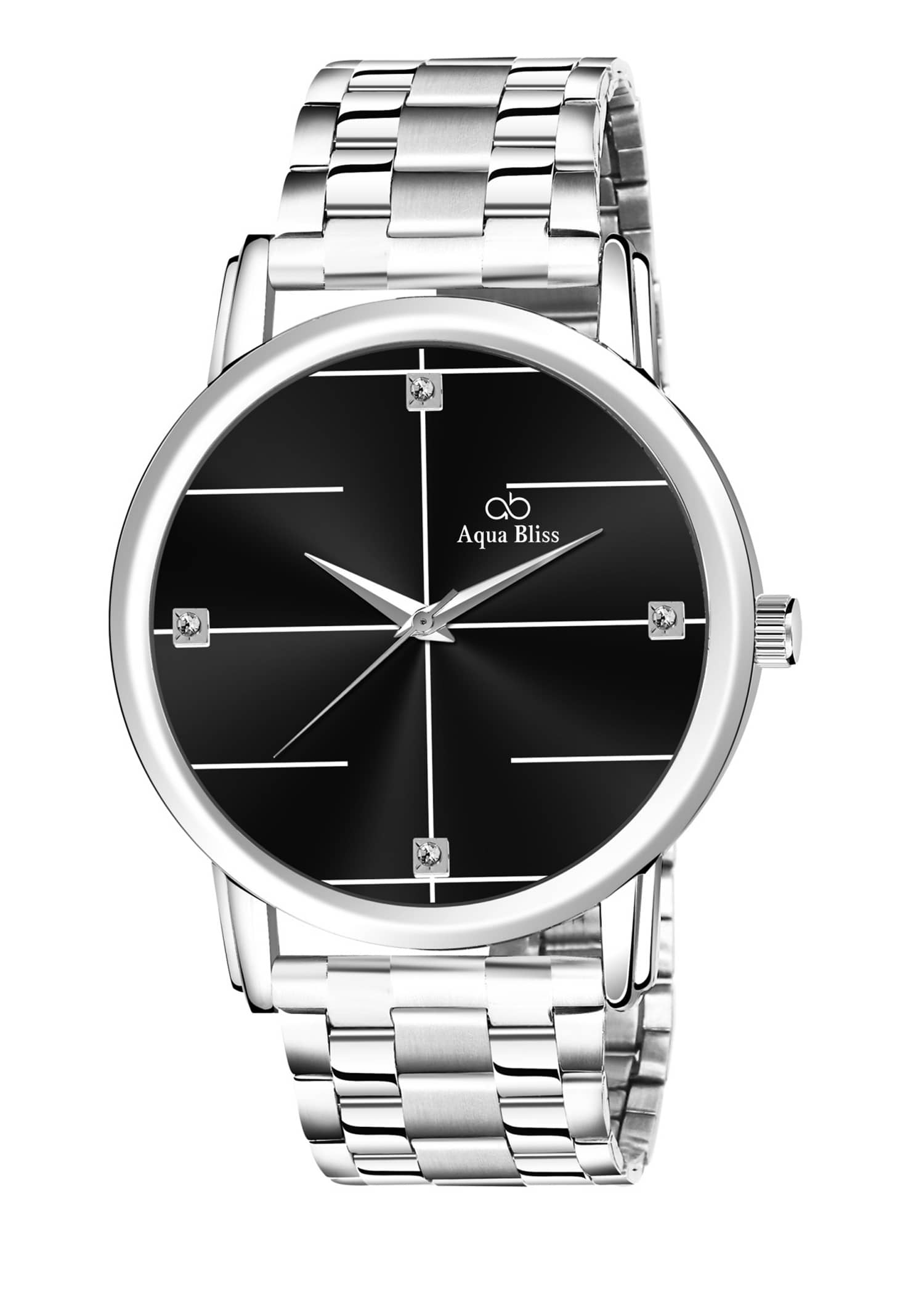 AQUA BLISS - Silver Stainless Steel Analog Men's Watch