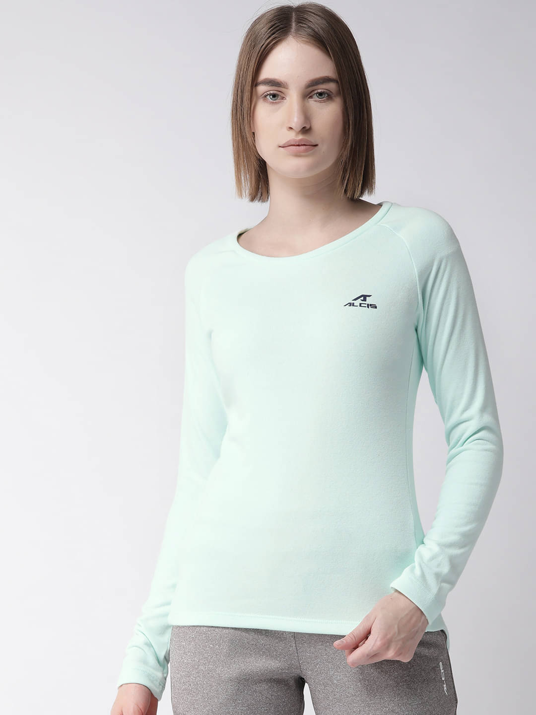     			Alcis - Green Polyester Women's Sweatshirt