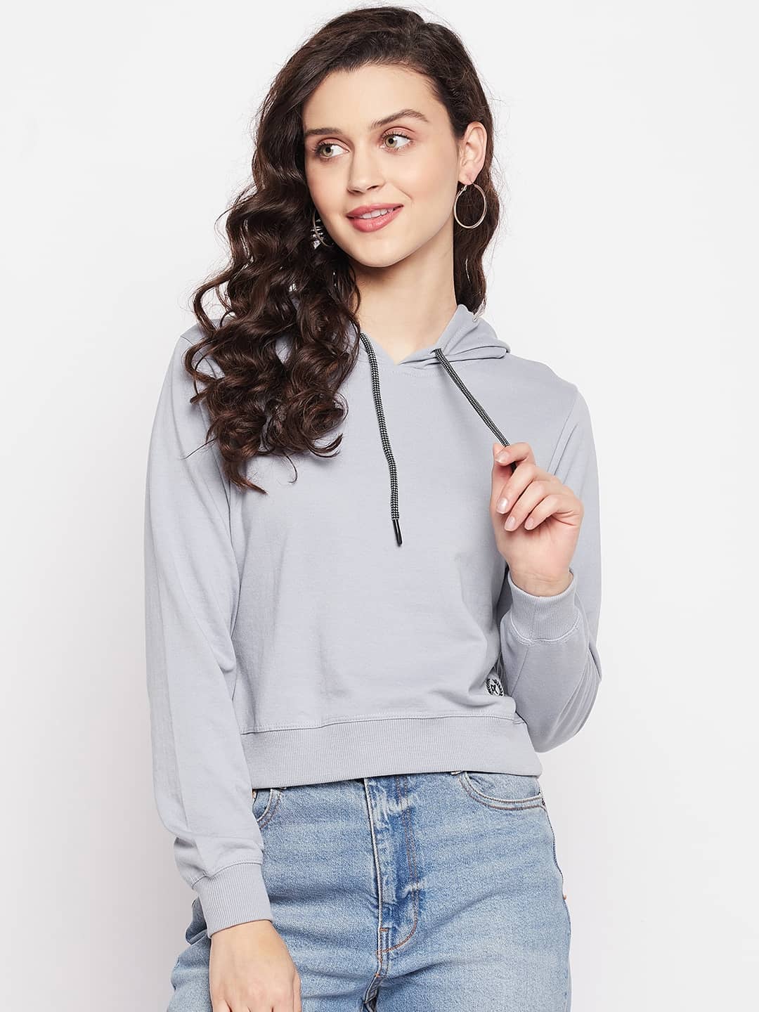 First Krush Cotton Blue Hooded Sweatshirt