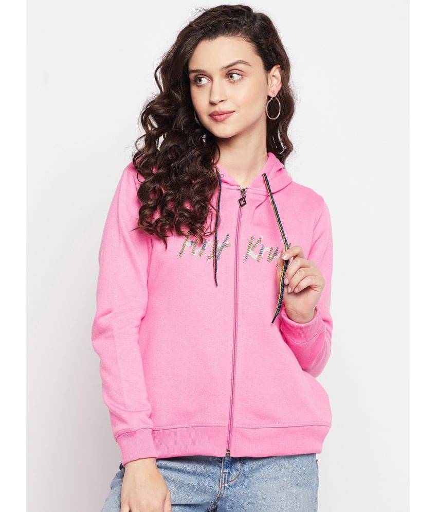     			First Krush Fleece Pink Zippered Sweatshirt