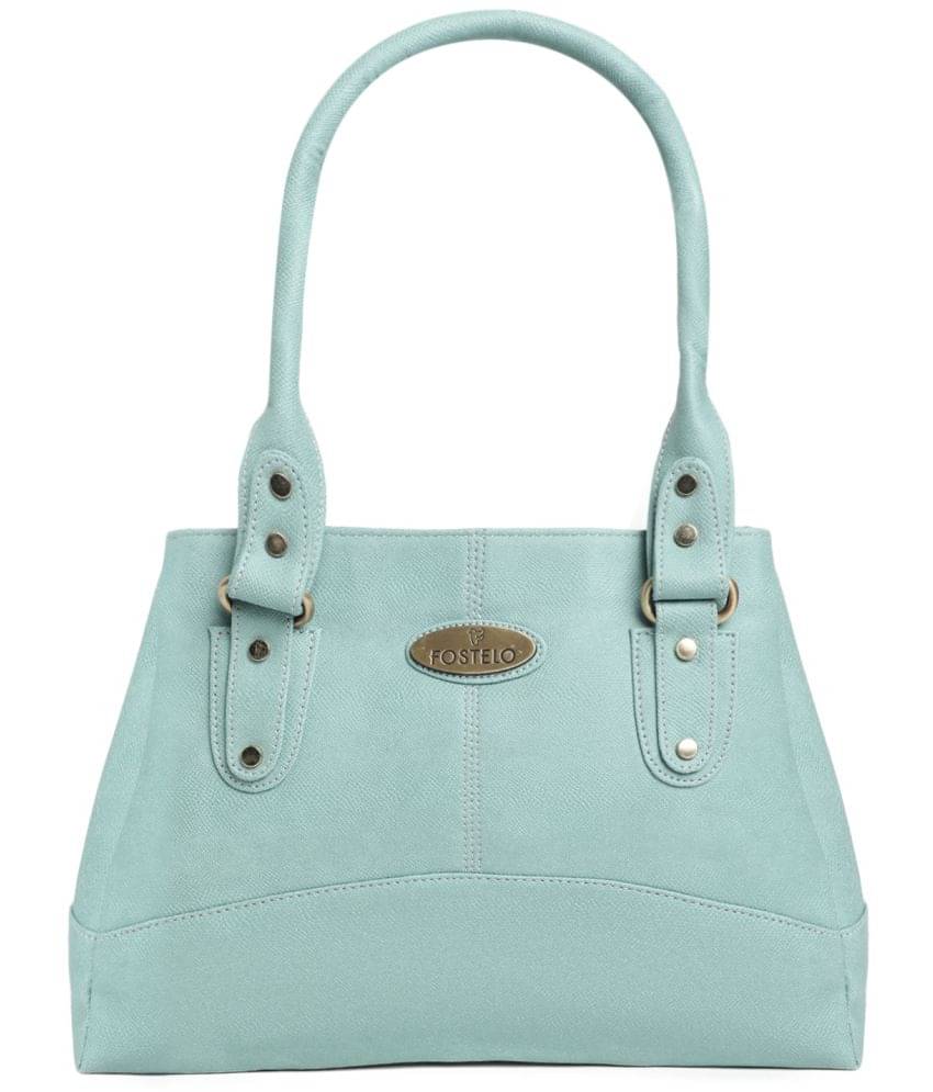     			Fostelo - Light Blue PU Handheld