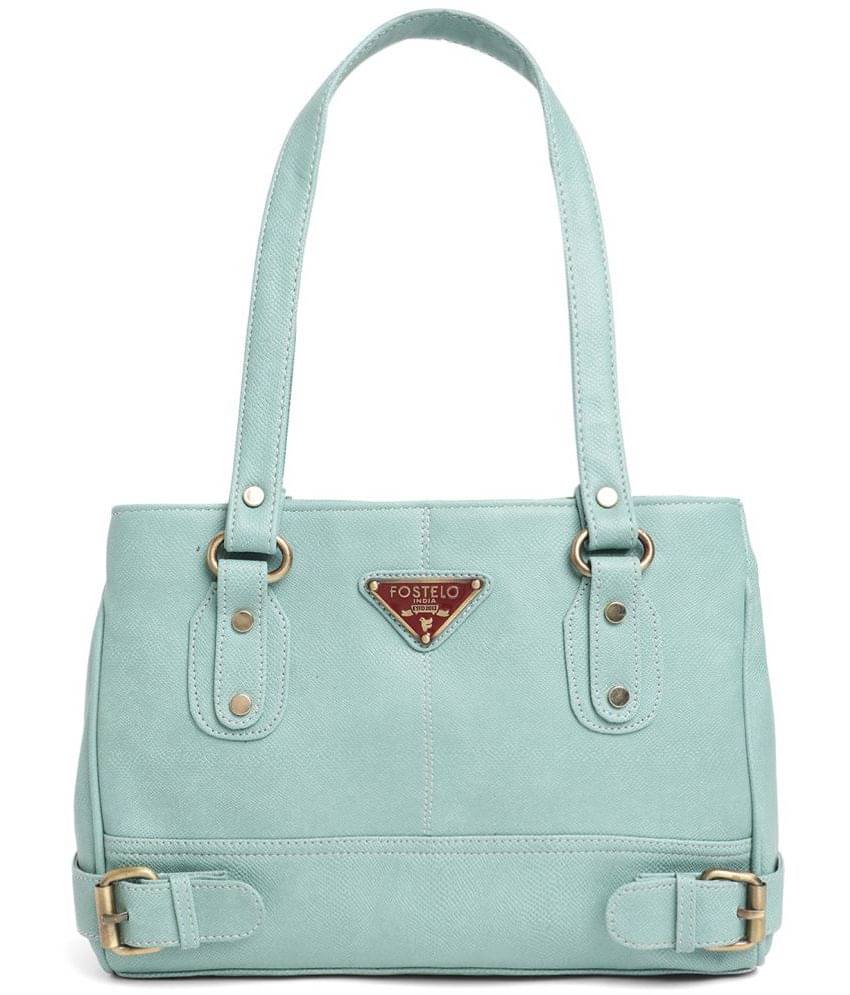     			Fostelo - Sea Green PU Shoulder Bag