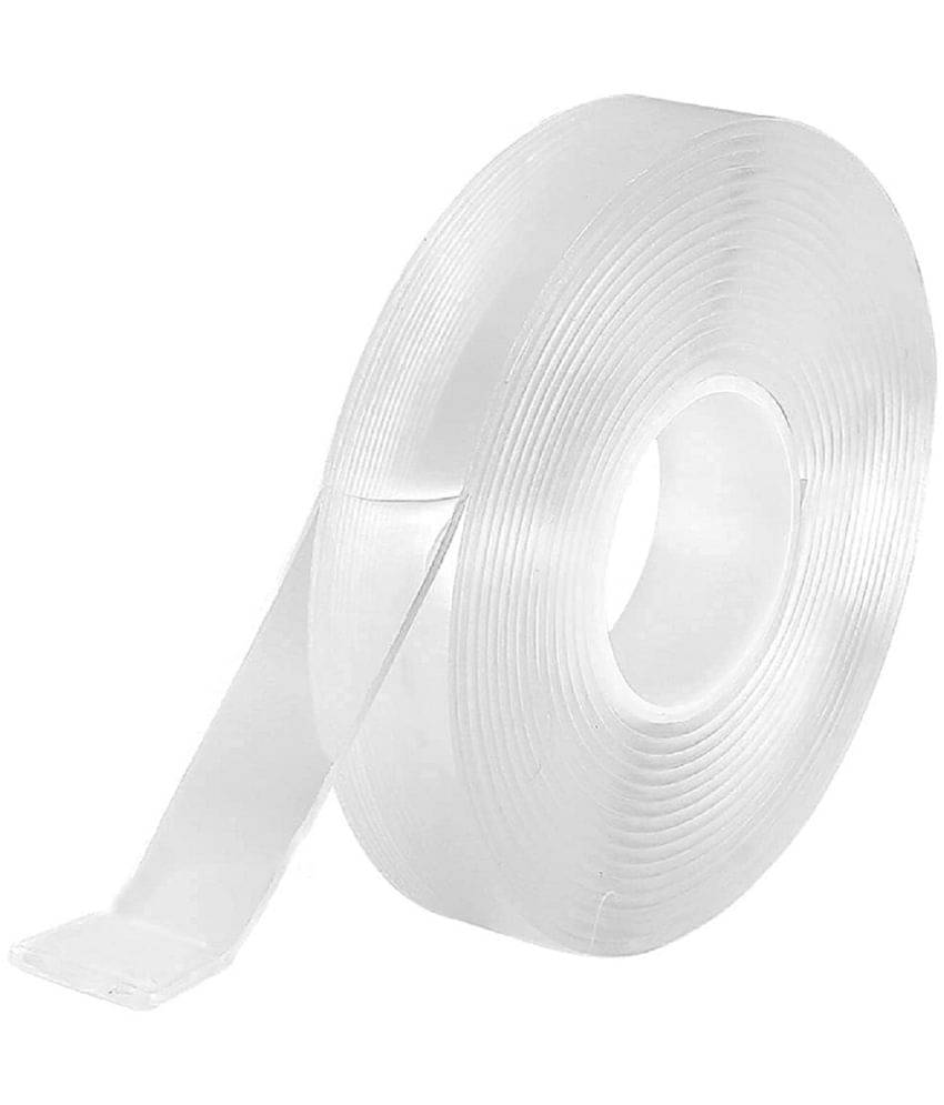     			GKBOSS - Transparent Double Sided Decorative Tape ( Pack of 1 )
