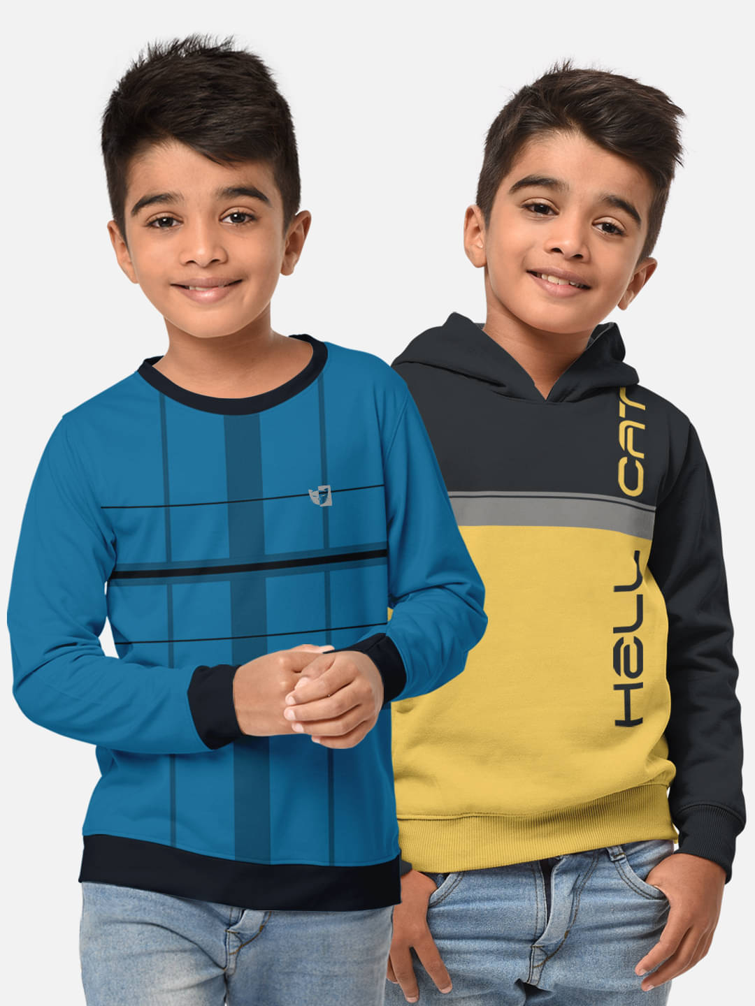     			HELLCAT Pack of 1 Boys Cotton Blend Polo T-Shirt ( Multicolor )