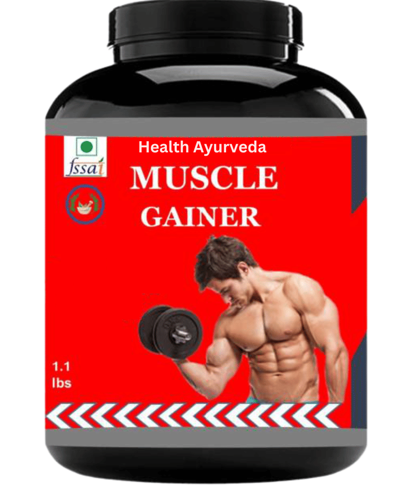 Health Ayurveda Muscle Power Vanilla Mass Gainer ( Pack of 1 )