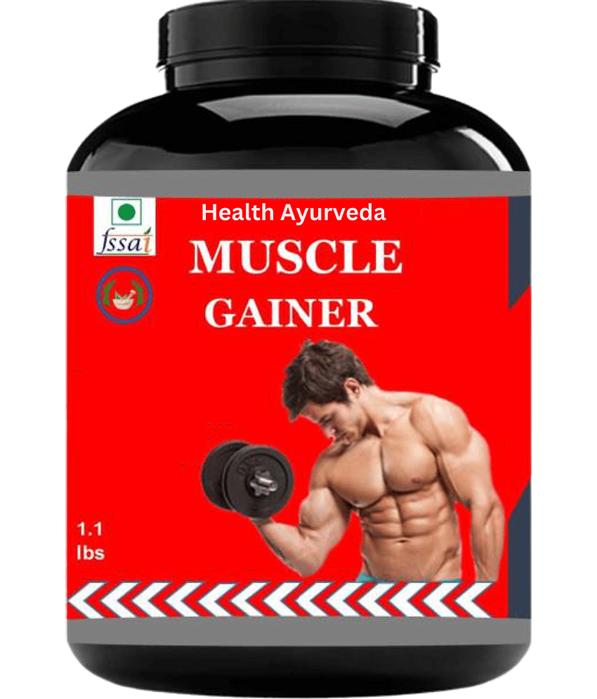 Health Ayurveda Muscle Power Vanilla Mass Gainer ( Pack of 1 )