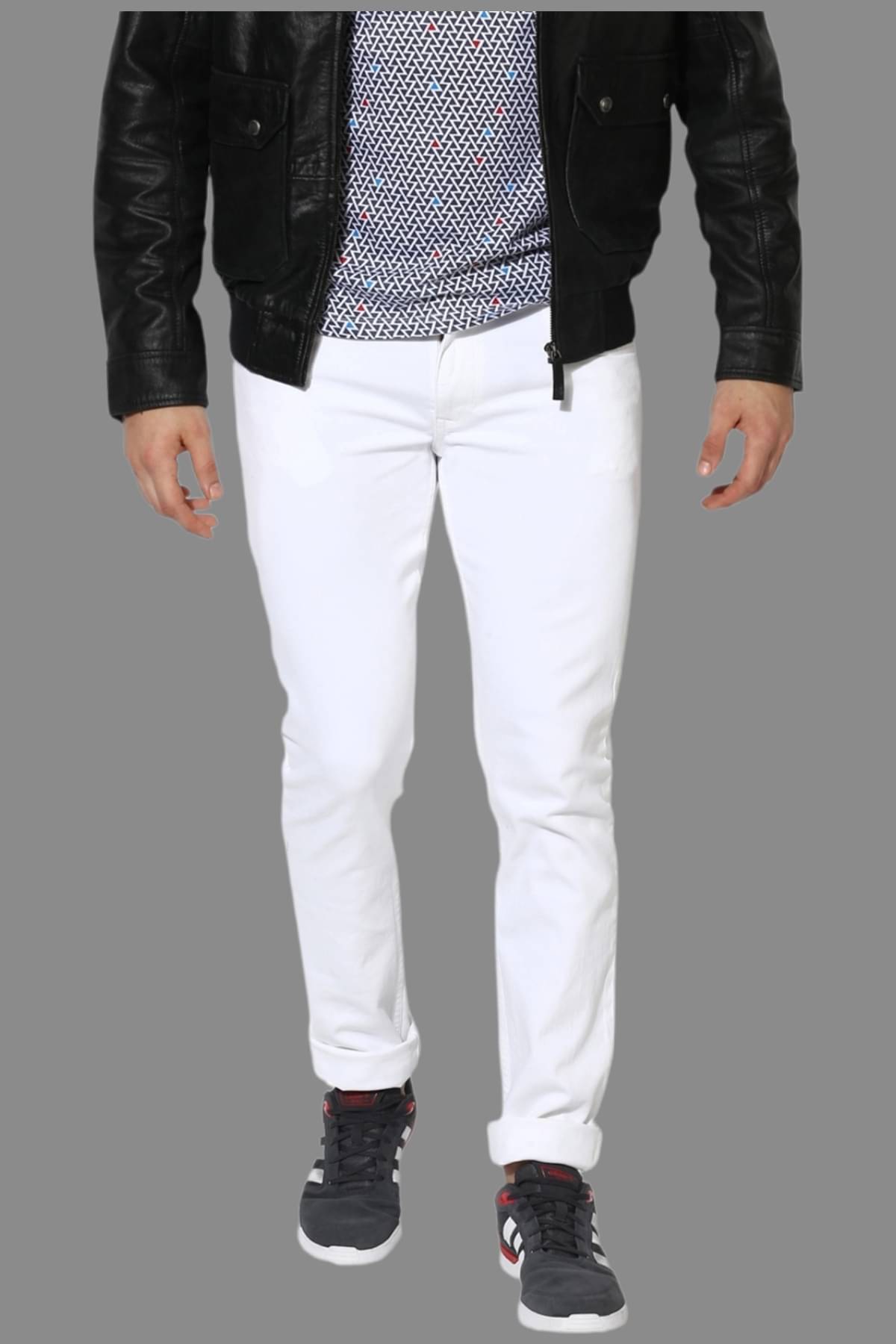     			Lawson - White Denim Slim Fit Men's Jeans ( Pack of 1 )