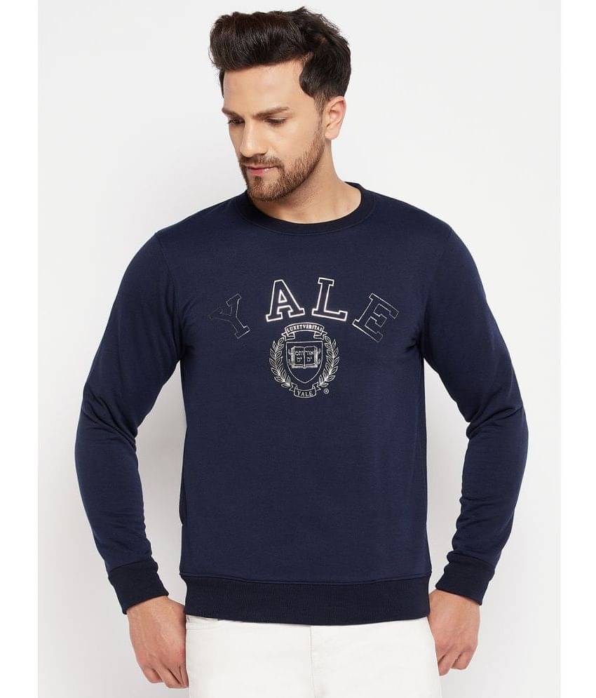 Lycos - Navy Fleece Regular Fit Men's Sweatshirt ( Pack of 1 ) Lycos - Navy Fleece Regular Fit Men's Sweatshirt ( Pack of 1 )