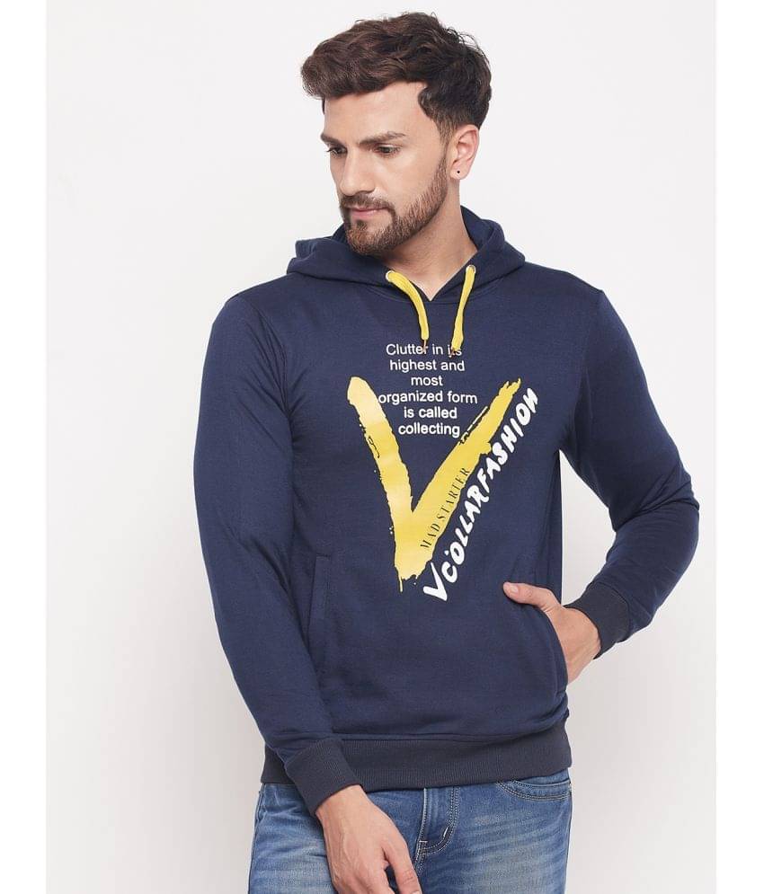     			Lycos - Navy Fleece Regular Fit Men's Sweatshirt ( Pack of 1 )