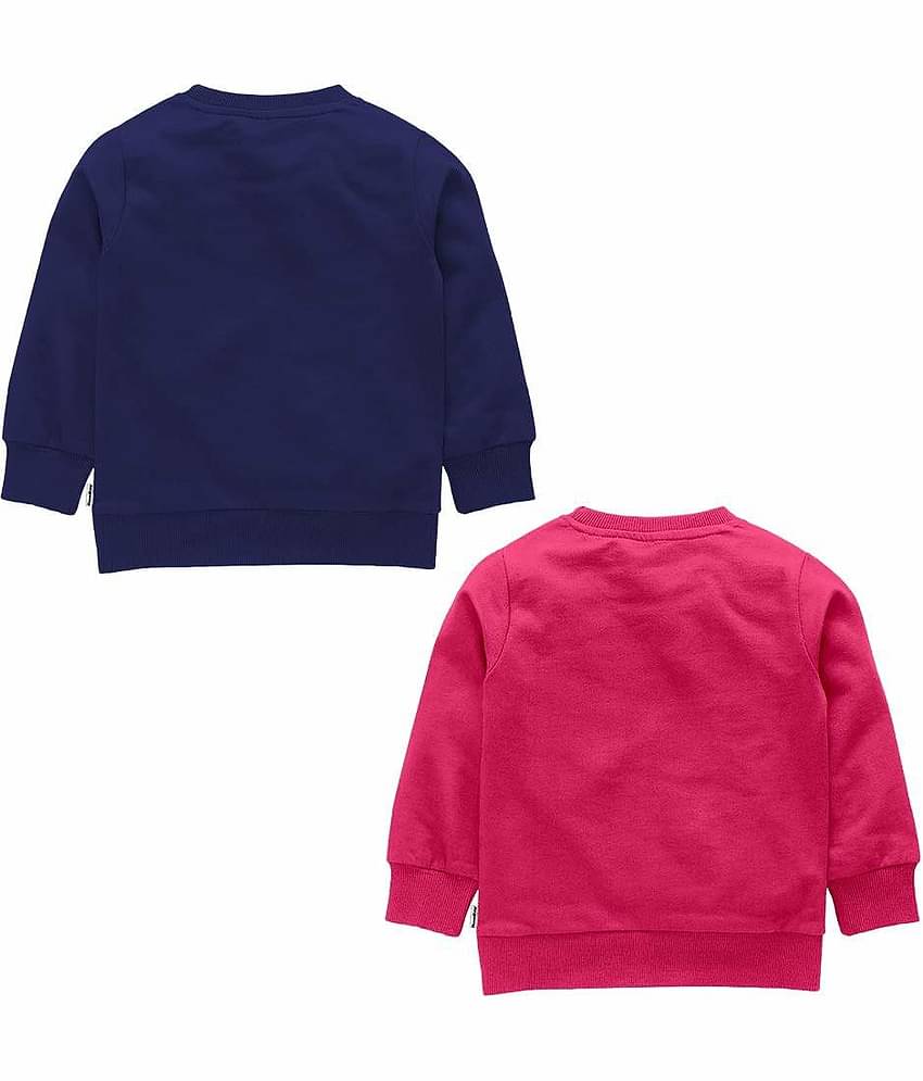 NammaBaby Girls Cotton Blend Sweatshirt ( Multi Color )