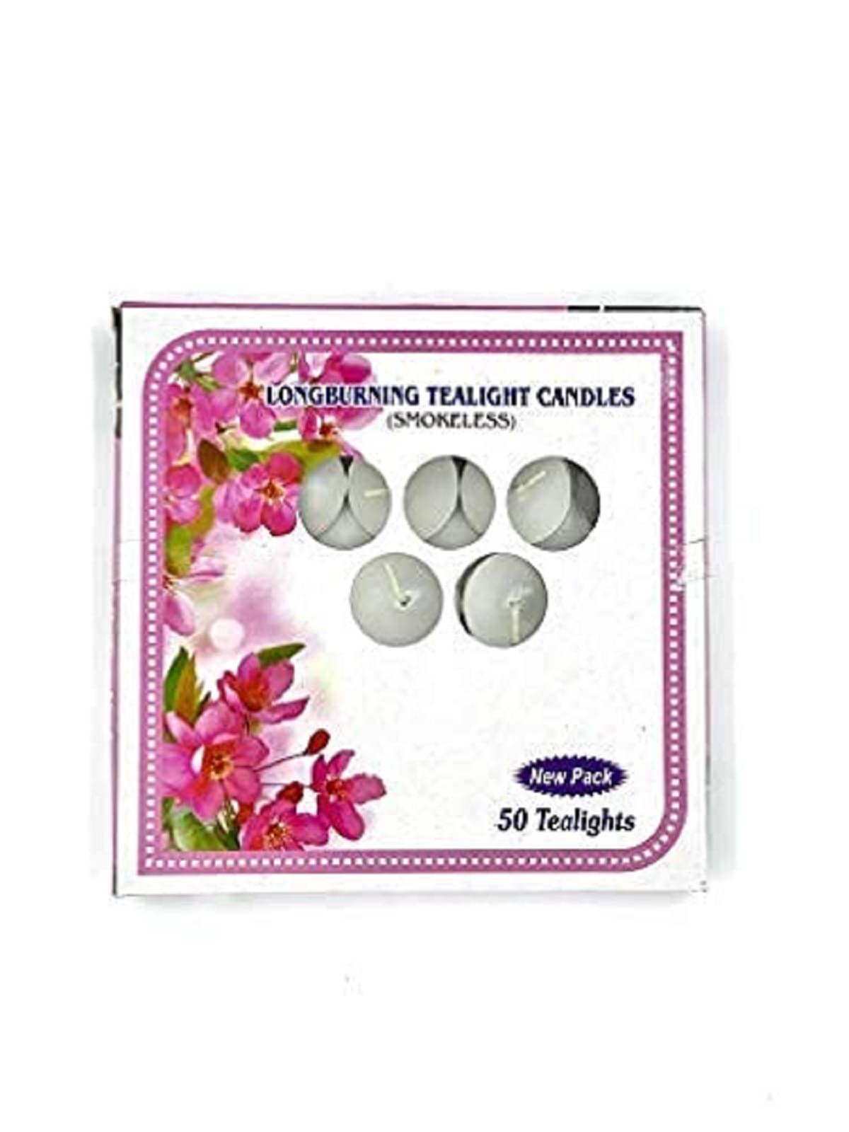 PROSPERRO LUMO - White Unscented Wax Tea Light Candle 4 cm ( Pack of 50 ) PROSPERRO LUMO - White Unscented Wax Tea Light Candle 4 cm ( Pack of 50 )