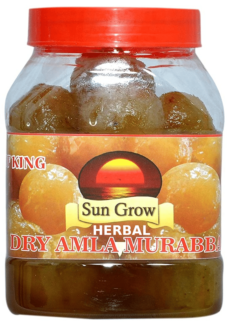     			Sun Grow Home Made Herbal Dry Amla Murabba (Ingredient: Fenugreek Muskmelon Seeds Cardamom/Elichie) Pickle 1 kg