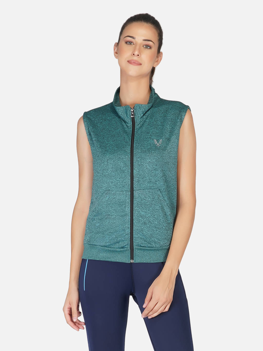     			Uzarus - Green Polyester Women's Jacket