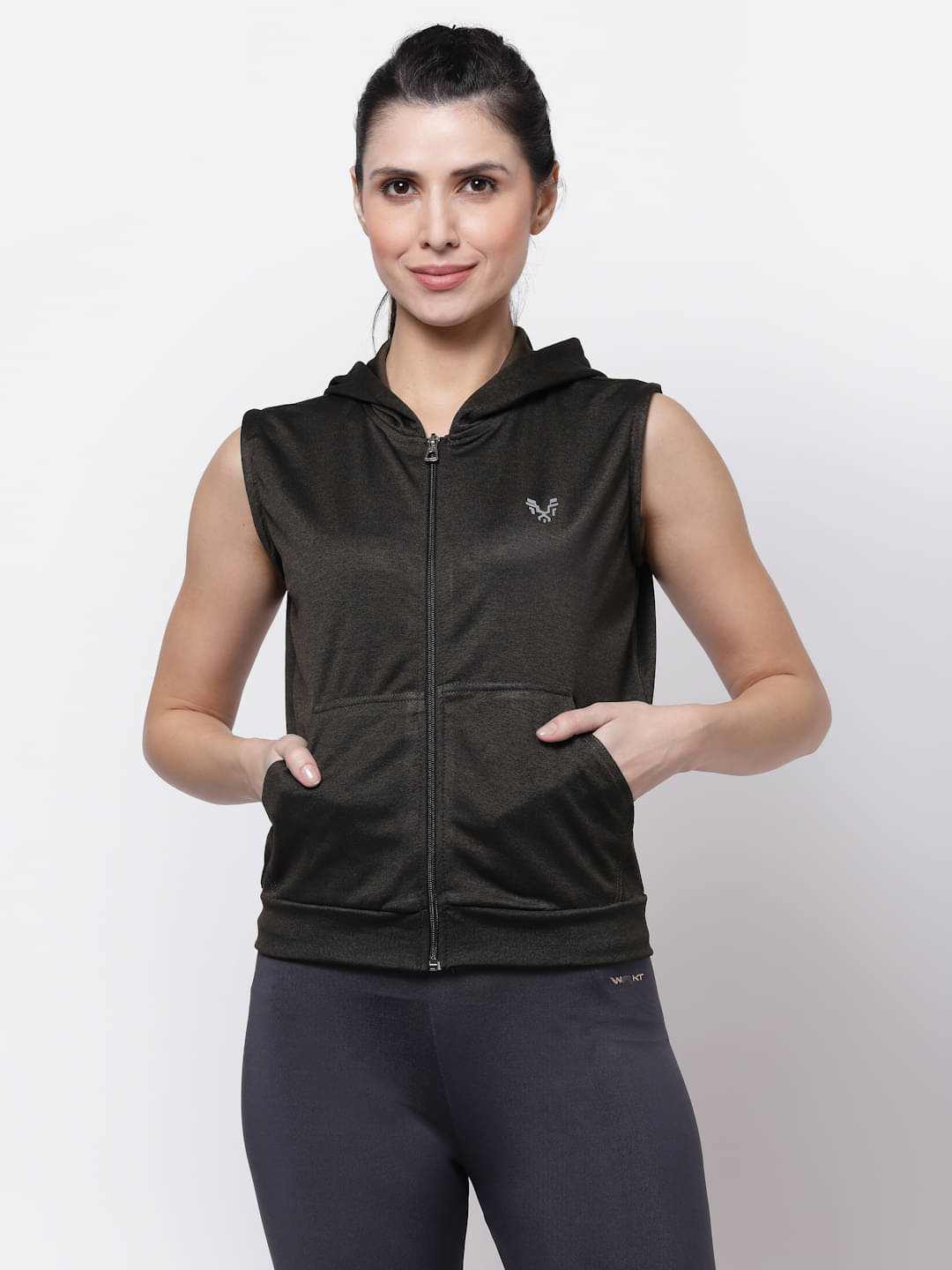     			Uzarus - Green Polyester Women's Jacket