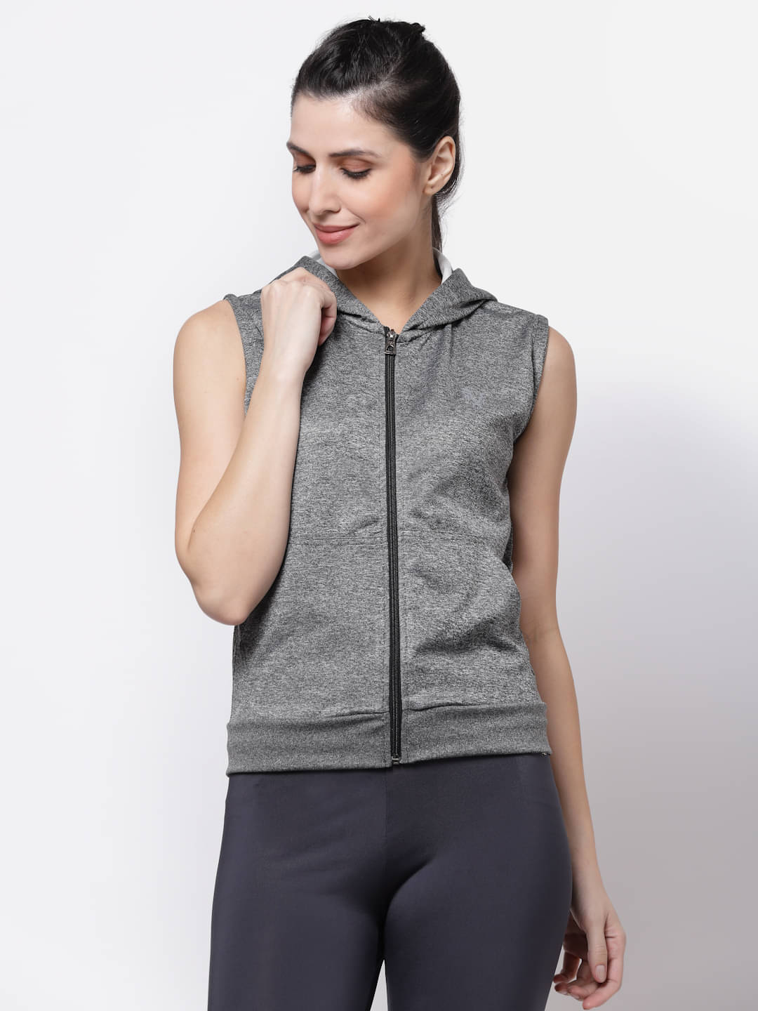     			Uzarus - Grey Polyester Women's Jacket