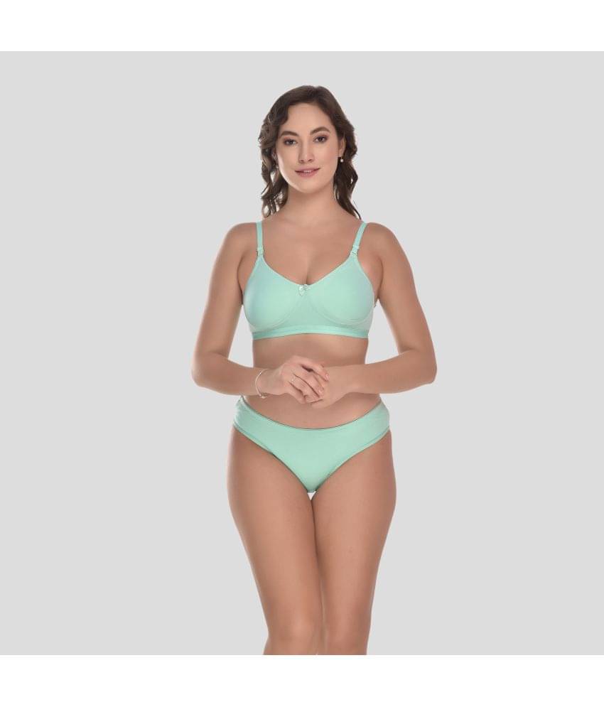 Viral Girl Cotton Women's Bra & Panty Set ( Sea Green ) NA Viral Girl Cotton Women's Bra & Panty Set ( Sea Green ) NA