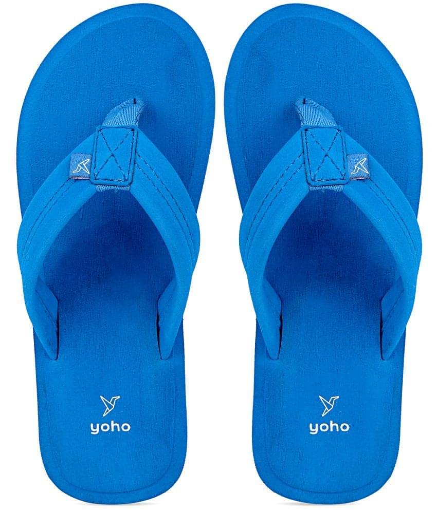     			Yoho - Blue Men's Thong Flip Flop