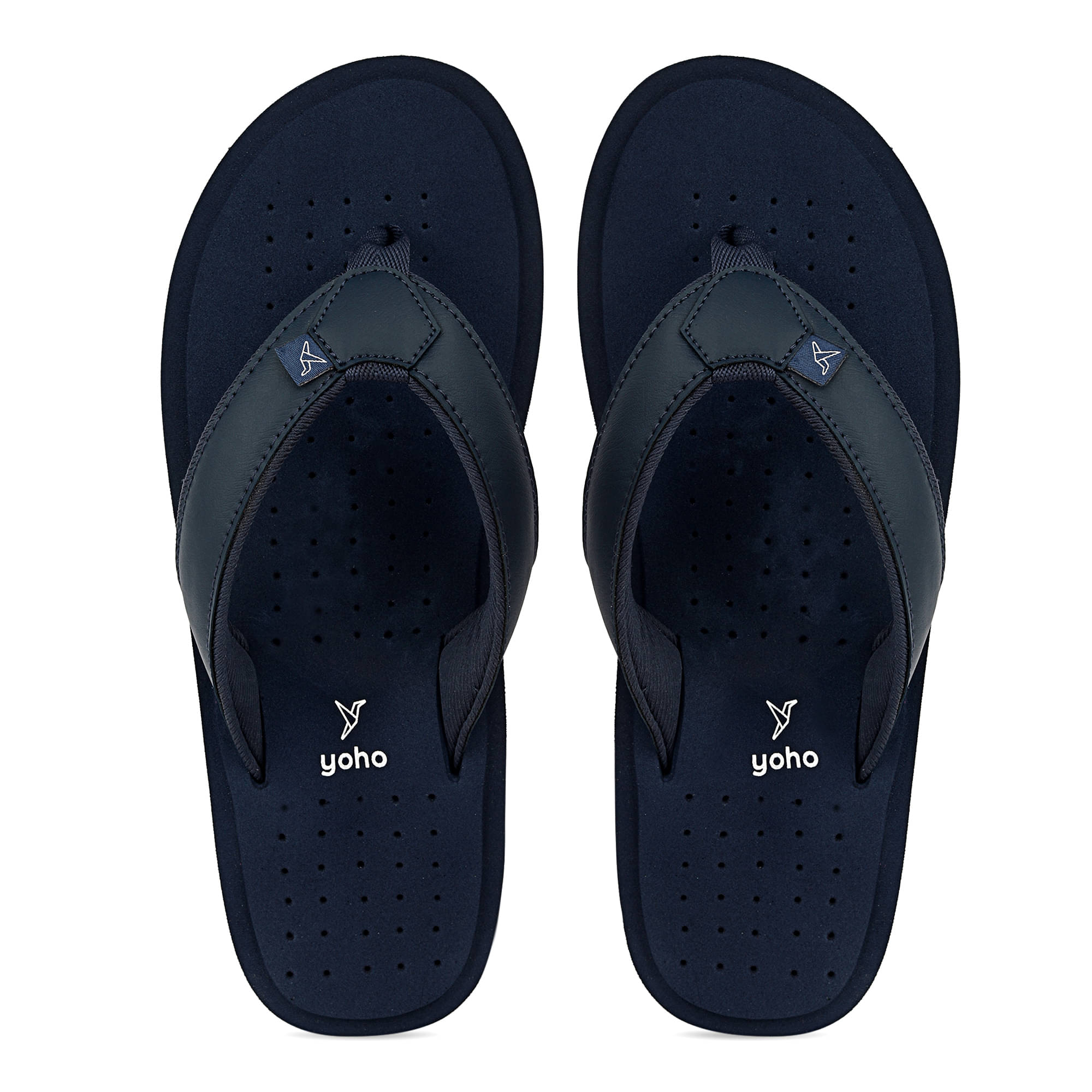    			Yoho Navy Men's Thong Flip Flop