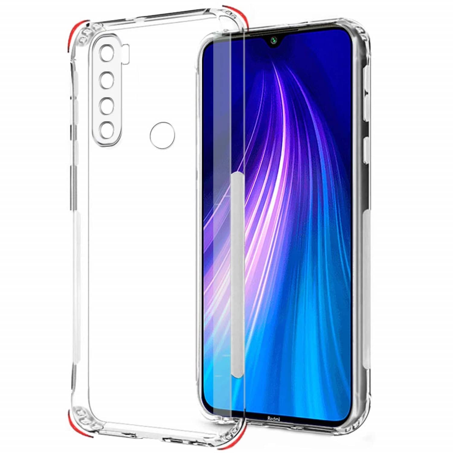 ZAMN - Transparent Silicon Silicon Soft cases Compatible For Xiaomi Redmi Note 8 ( Pack of 1 )
