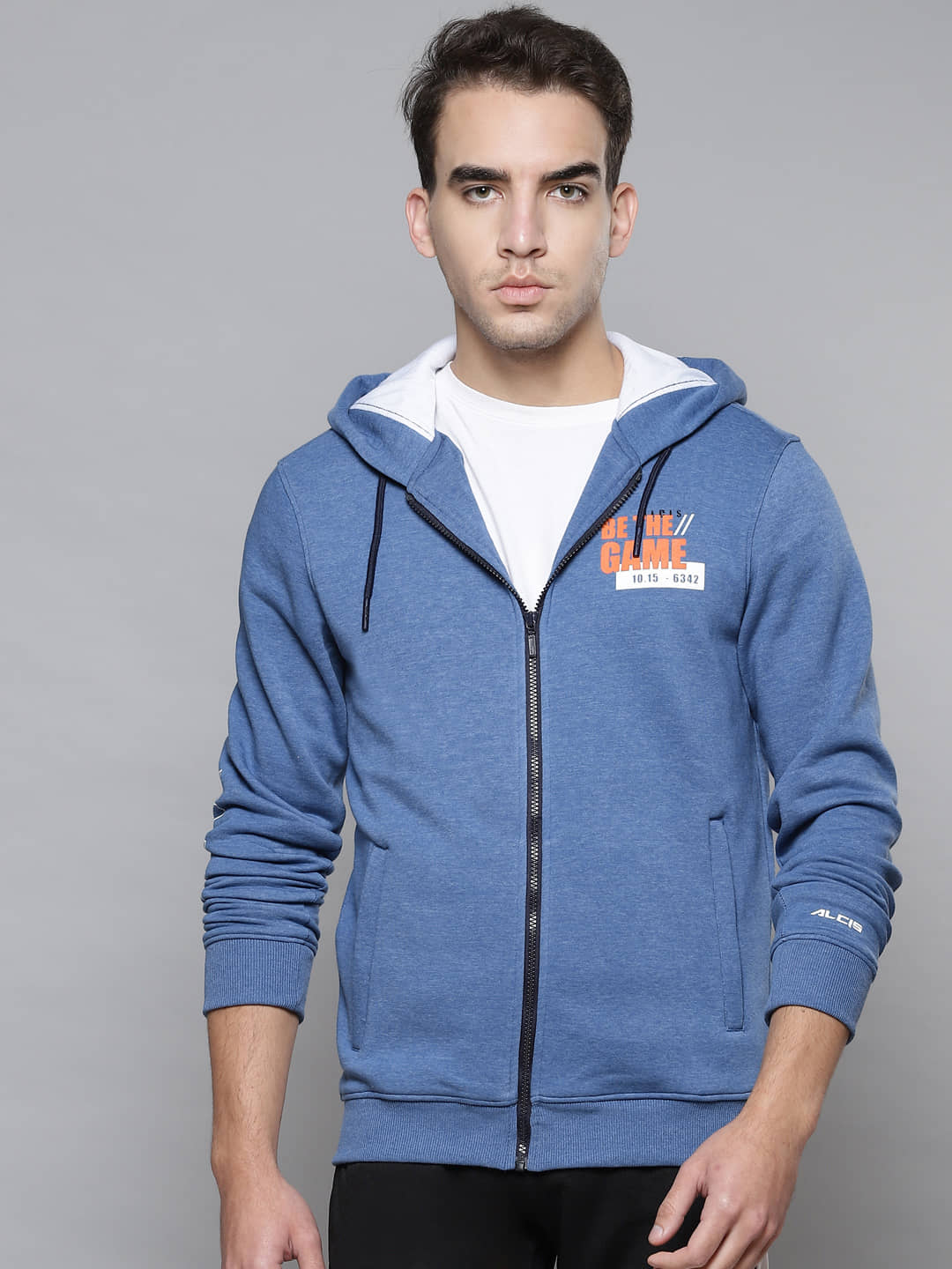 Alcis - Blue Cotton Regular Fit Men's Casual Jacket ( Pack of 1 ) - Jackets & Coats | Buy online on ZillyBuy