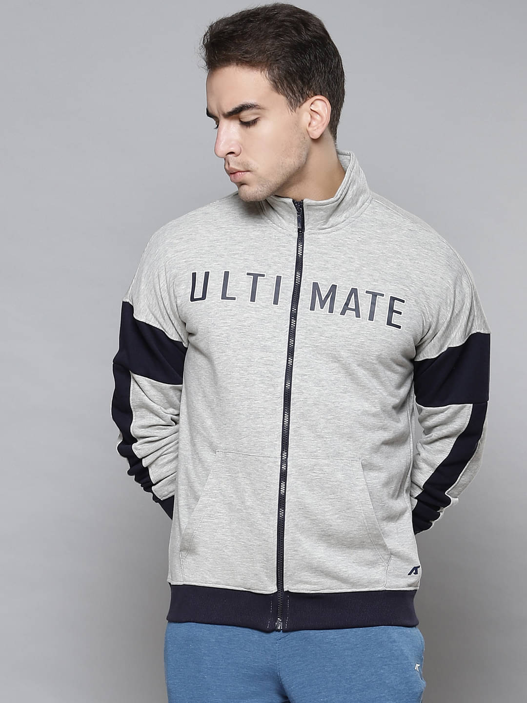     			Alcis - Grey Cotton Regular Fit Men's Casual Jacket ( Pack of 1 )