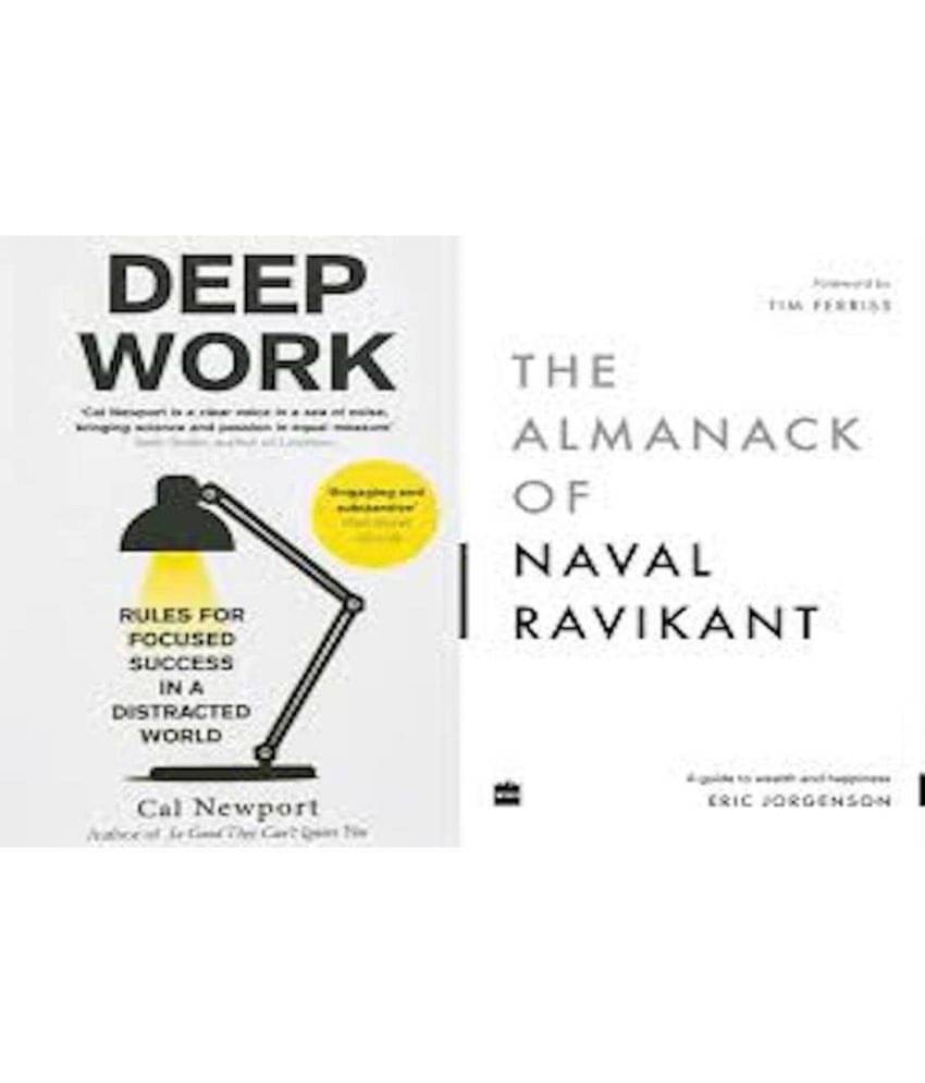     			Combo Set of 2 books (Deep Work + The Almanack Of Naval Ravikant)