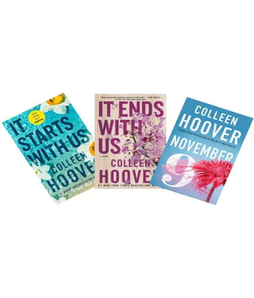 Combo of 3 books It Starts with Us + It Ends with Us + November 9 Combo of 3 books It Starts with Us + It Ends with Us + November 9