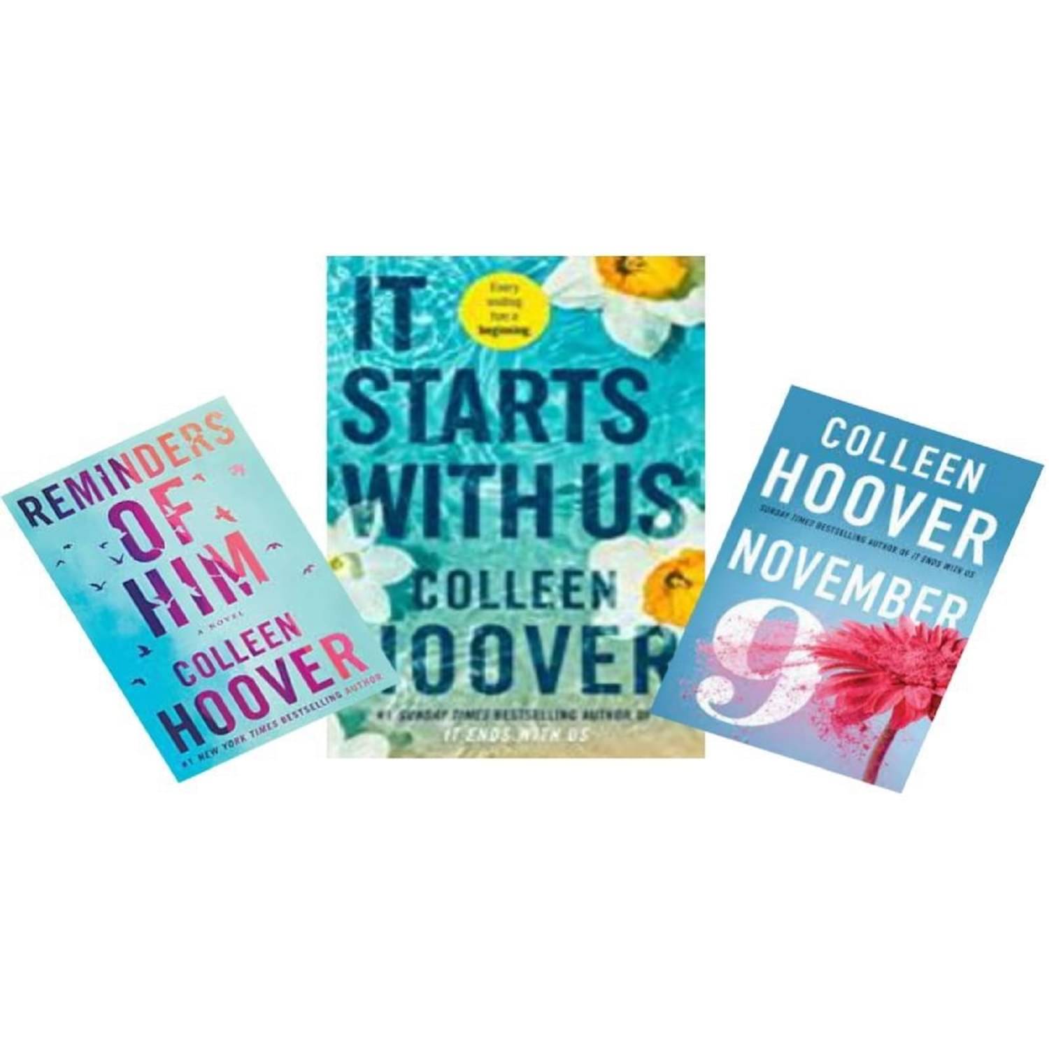     			(Combo of 3 books ) Reminders of Him + It Starts with Us  + November 9